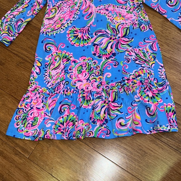 Lilly Pulitzer Girls Jena Dress in Multi Mermaid Grotto Sizes Large & XL NWT - Picture 4 of 10